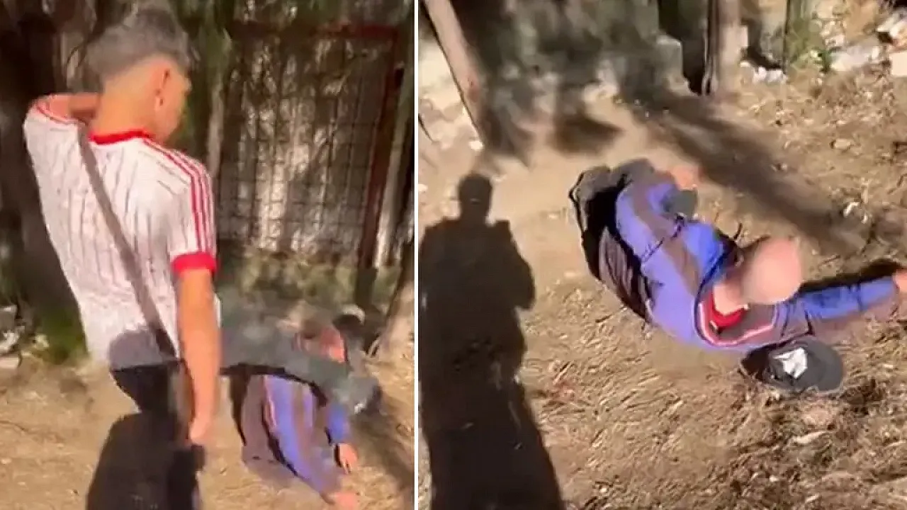 Buca'da Vicdansızlık! Uyuyan Yaşlı Adamın Yüzüne Tekme Atıp Kayda Aldılar