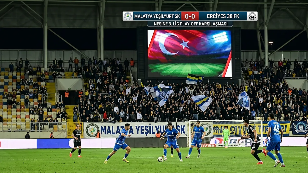Nesine 3. Lig'de Play-Off Heyecanı! Malatya Yeşilyurt SK Sahaya Çıkıyor