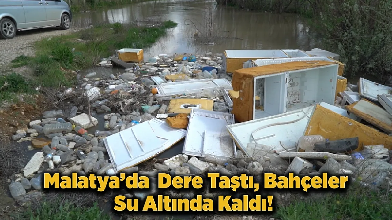 Malatya'da Dere, Yolu Yuttu! Vatandaş İsyan Etti! Sorumlu Kim?