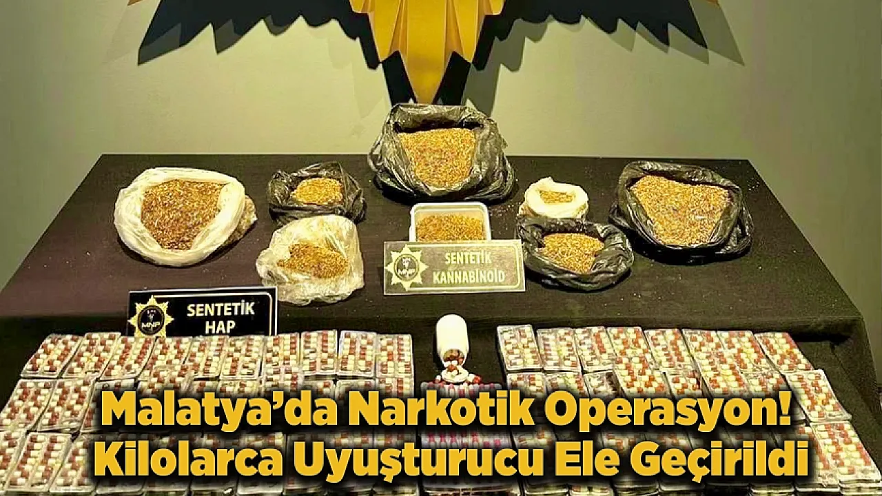 Malatya'da Sokak Satıcılarına Büyük Darbe! Binlerce Hap Bulundu