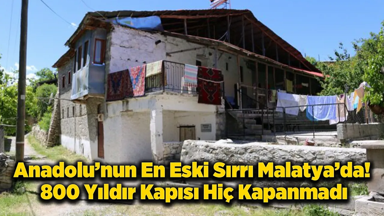 Malatya'da 800 Yıllık Sır Onar Köyü'nde Gizli!
