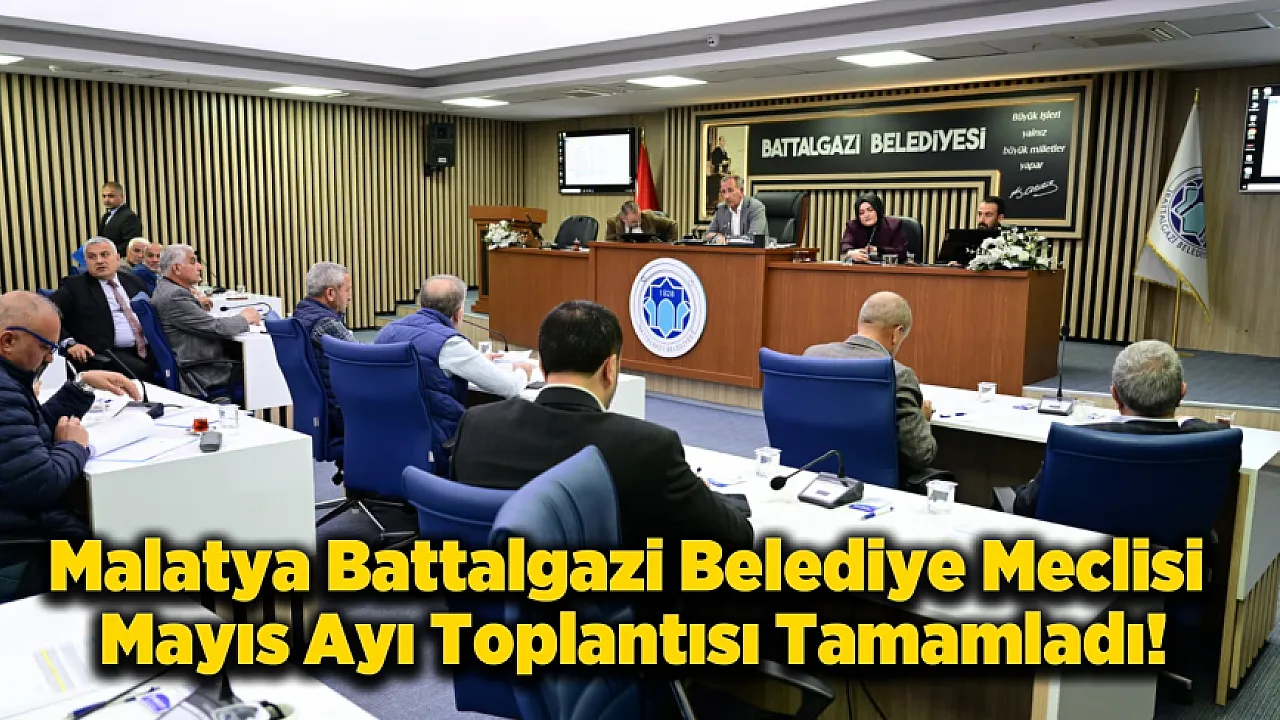 Malatya Battalgazi Meclisi'nde 6 Madde Tek Tek Oylandı!
