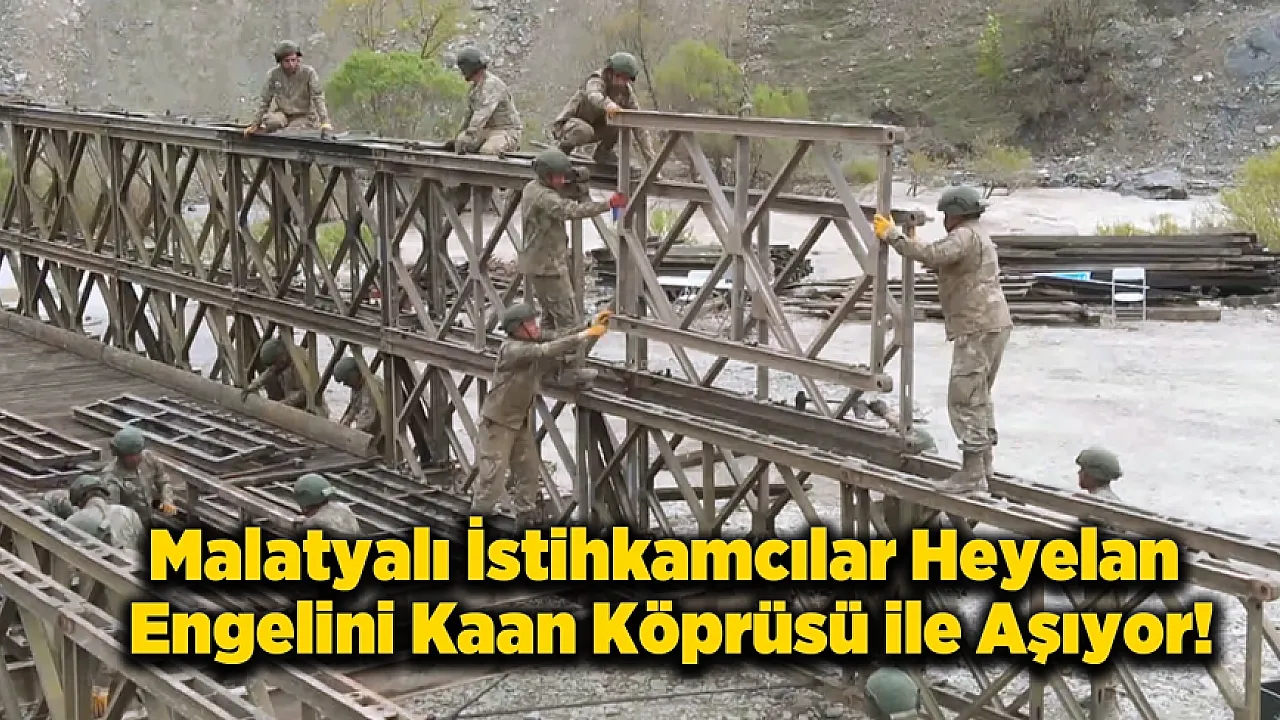Malatya İstihkam Tugayı'ndan Sadece Yol Değil, Gönül Köprüsü! Zap Suyu'na Hamle
