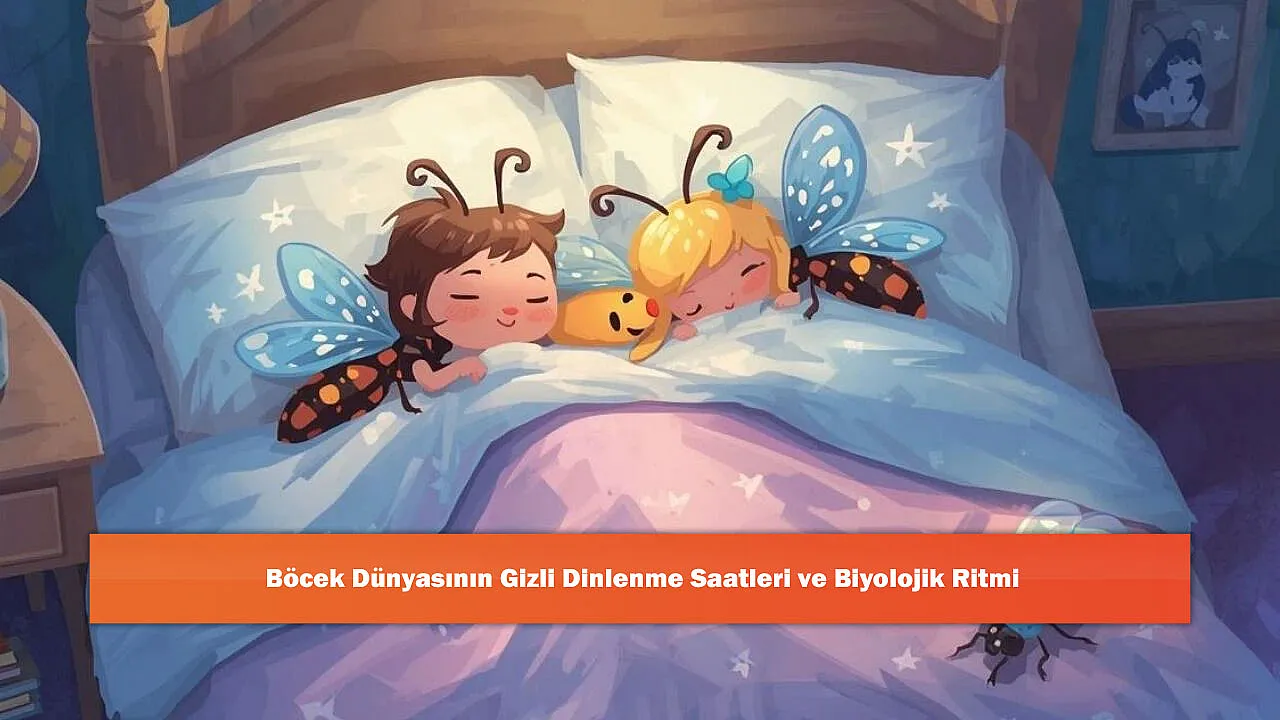 Böcek Dünyasının Gizli Dinlenme Saatleri ve Biyolojik Ritmi