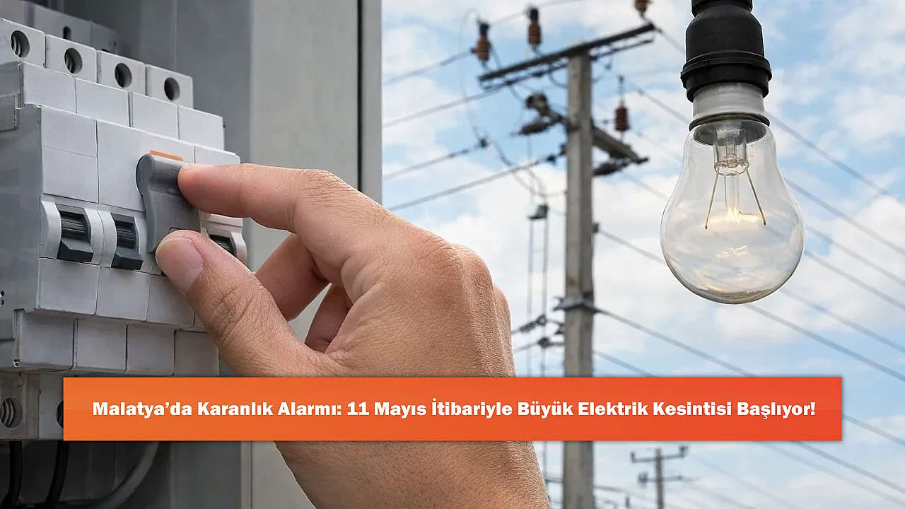 Malatya'da Karanlık Alarmı: 11 Mayıs İtibariyle Büyük Elektrik Kesintisi Başlıyor!
