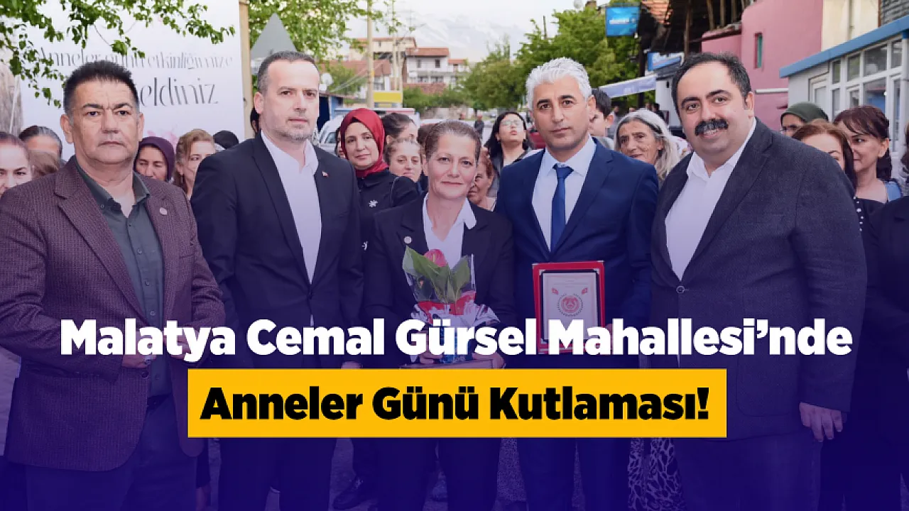 Malatya'da Yağmur Altında Anneler Günü Kutlaması!