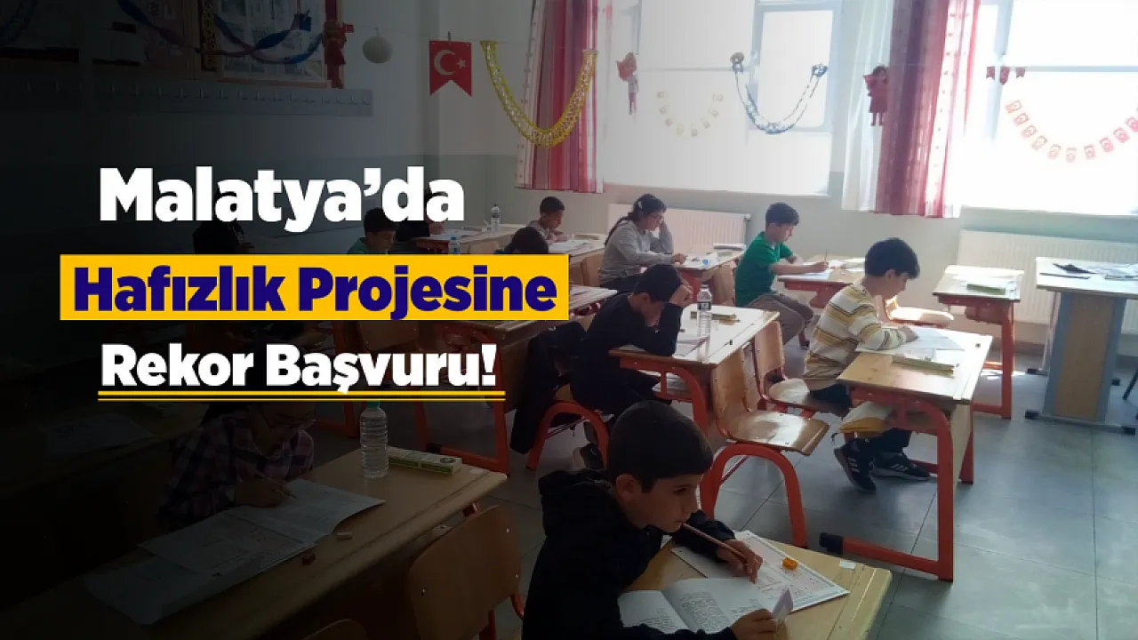 Malatya'nın İlk Hafızlık Ortaokulunda Yoğun Sınav Maratonu!