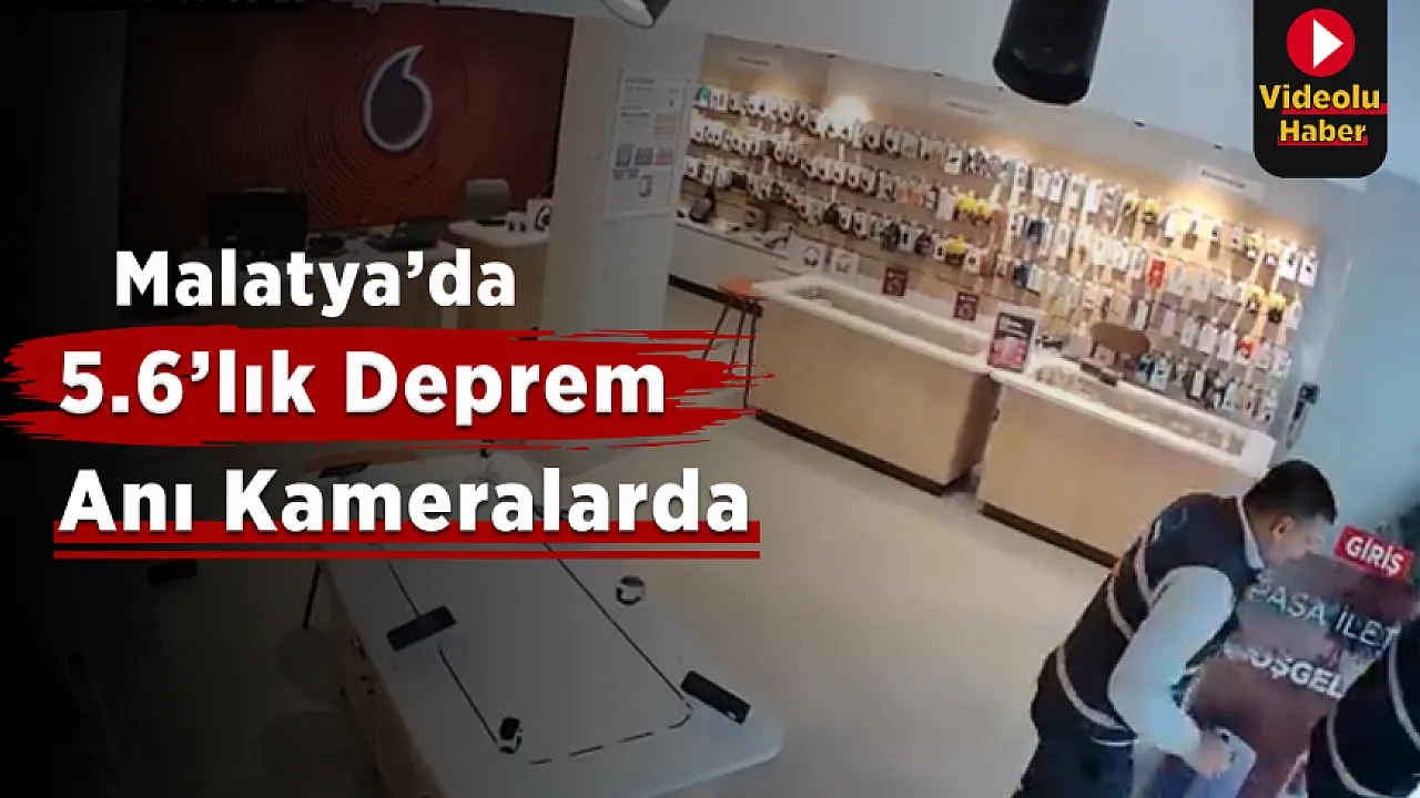 Malatya Depreminde Korku Dolu Dakikalar Saniye Saniye Kaydedildi!