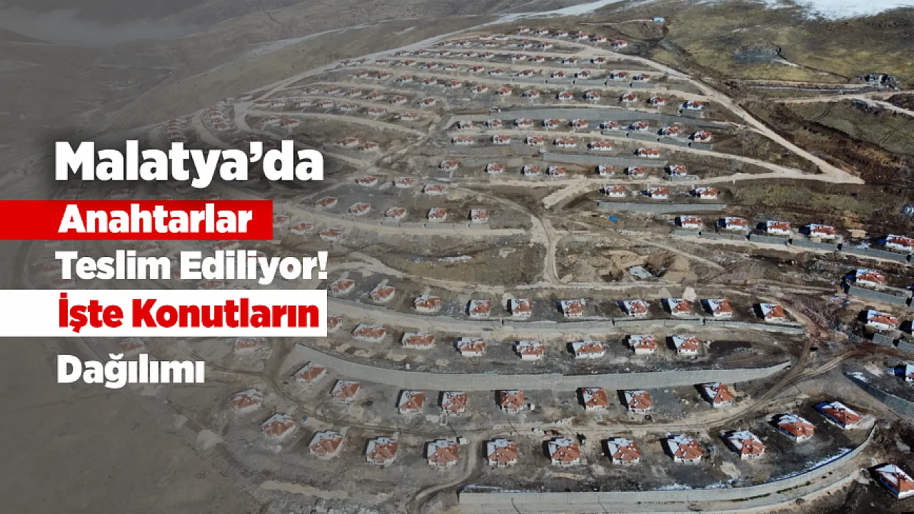 Malatya!da 338 Ev İçin Geri Sayım Başladı!