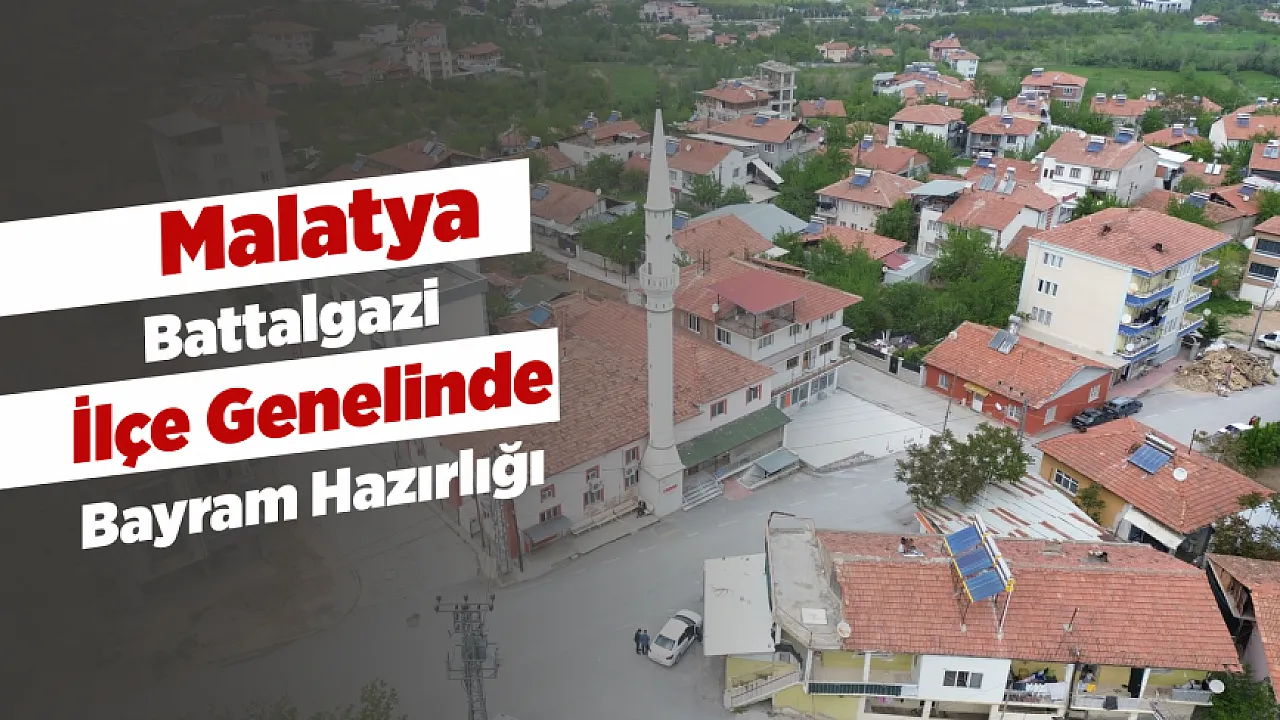 Malatya Battalgazi'de Kurban Bayramı Öncesi Temizlik Mesaisi!