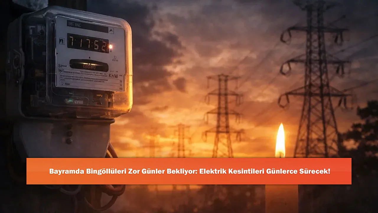 Bayramda Bingöllüleri Zor Günler Bekliyor: Elektrik Kesintileri Günlerce Sürecek!
