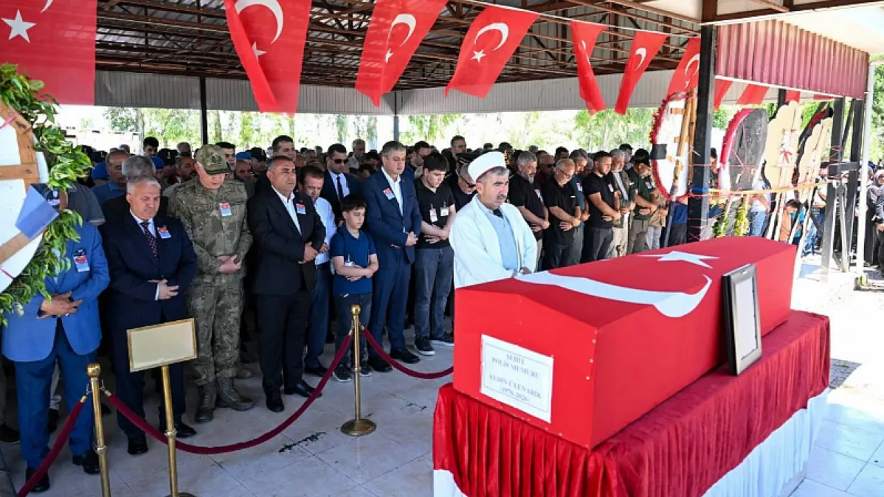 Görev Başında Hayatını Kaybeden Polis Memuru Son Yolculuğuna Uğurlandı!