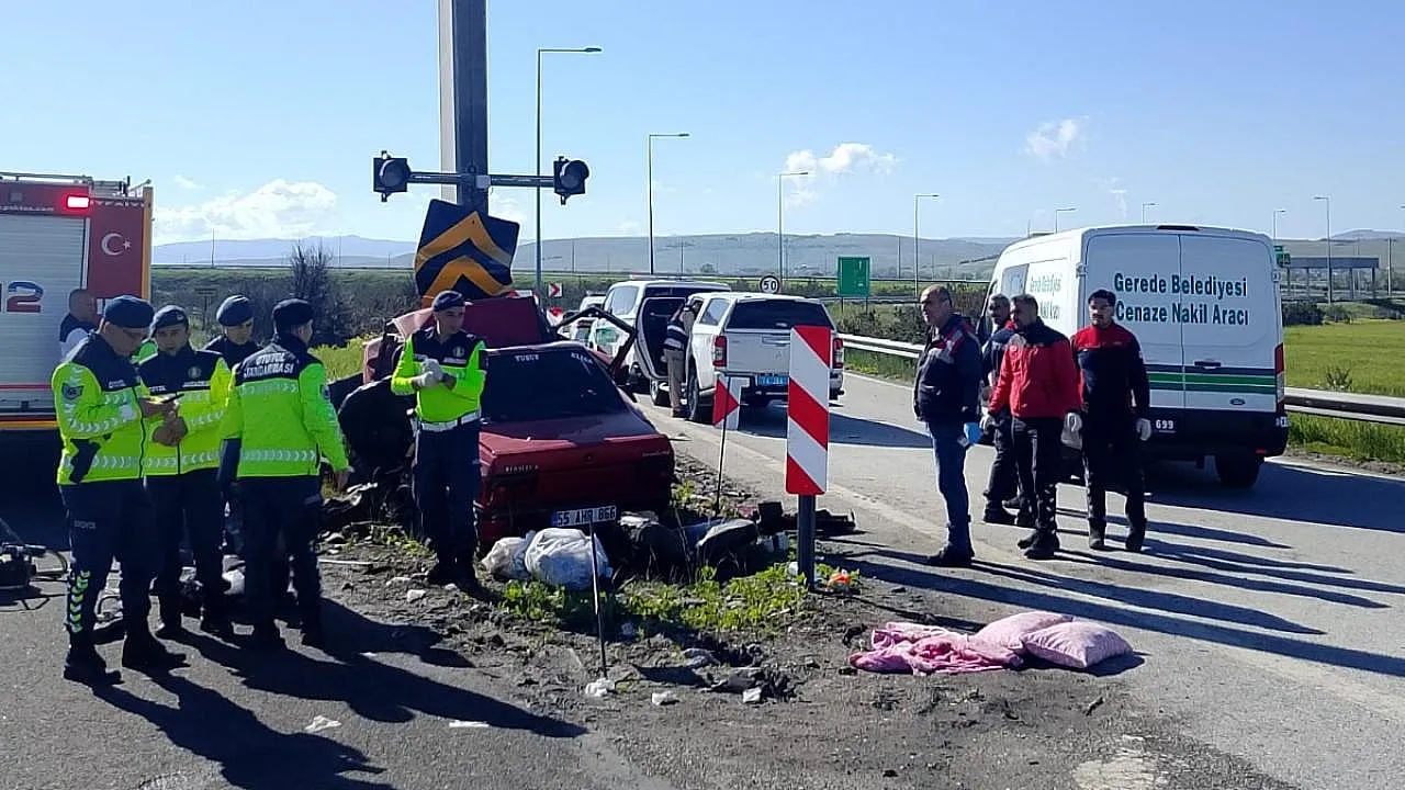 Bolu'da feci kaza! Karı Koca Öldü, Kız Çocuğu Ağır Yaralı