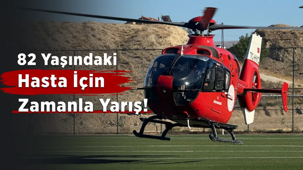 Malatya'da Ambulans Helikopter Seferber Oldu!