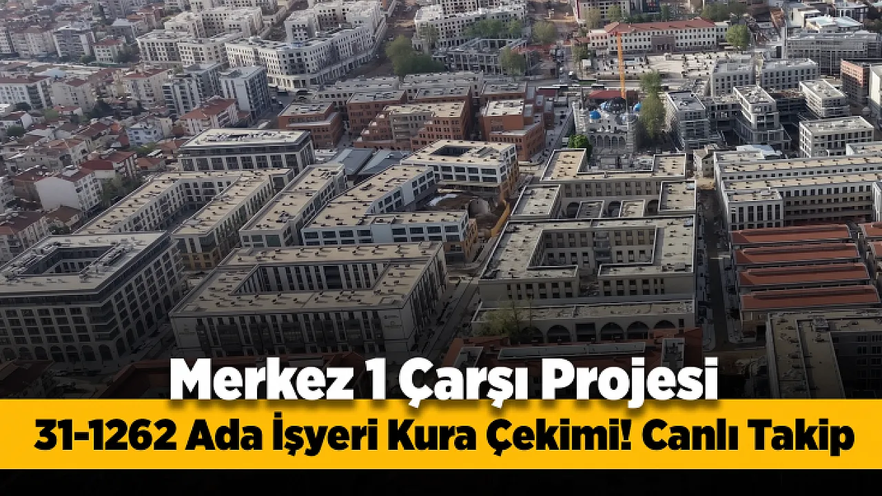 Malatya'da Merkez 1 Çarşı Projesi Kura Heyecanı! Canlı Takip