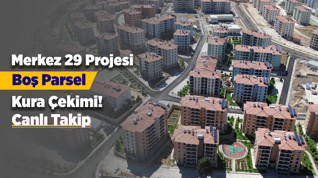Malatya Merkez 29 Boş Parsel Hak Sahipleri İçin Kura Heyecanı! Canlı Takip