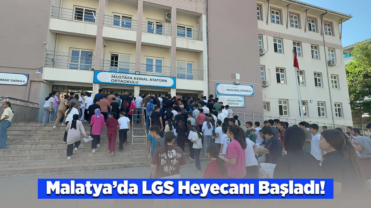 Malatya'da 10 Bin Öğrenci Geleceği İçin Ter Döktü