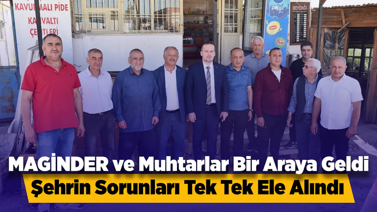 Karademir ve Muhtarlar Aynı Masada! Malatya'nın Geleceği Konuşuldu