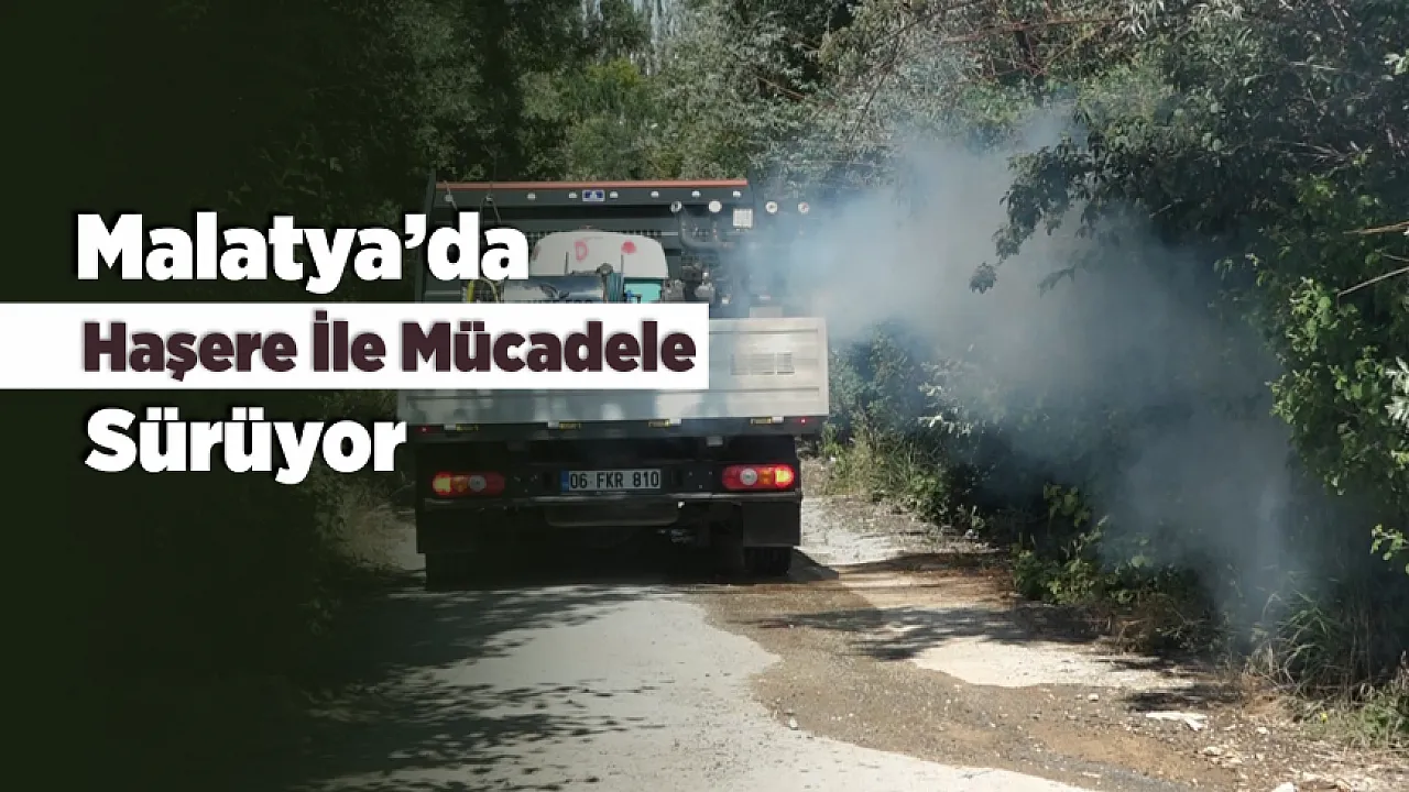 Malatya'da Haşereyle Mücadele Yoğunlaştırıldı! 719 Mahallede Kapsamlı İlaçlama