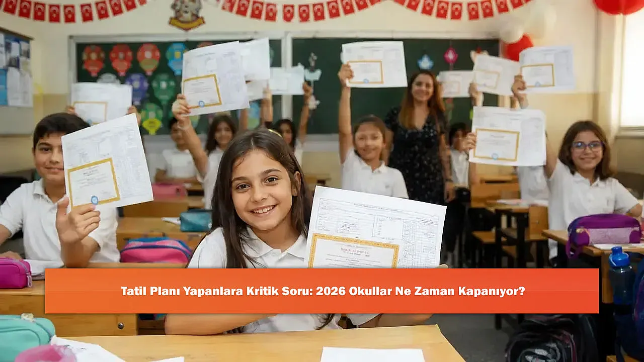 Tatil Planı Yapanlara Kritik Soru: 2026 Okullar Ne Zaman Kapanıyor?