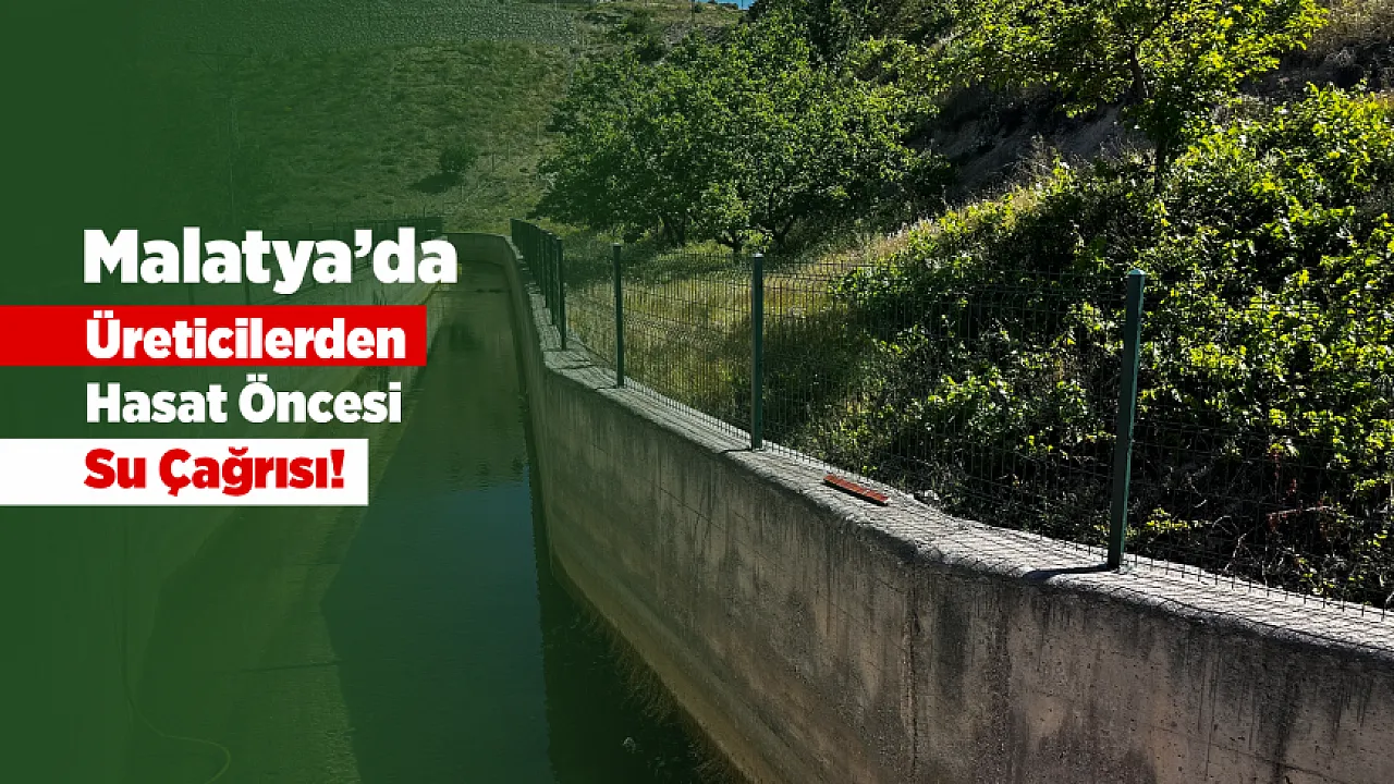Malatya'da Kiraz Ve Kayısı Üreticilerinden Hasat Öncesi Su Çağrısı!