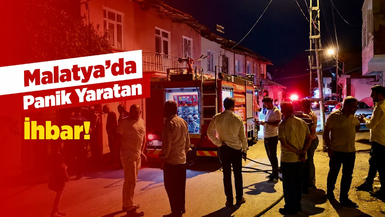 Malatya Yeşilyurt'ta Korku Yaratan Olayda Patlama İddiası!