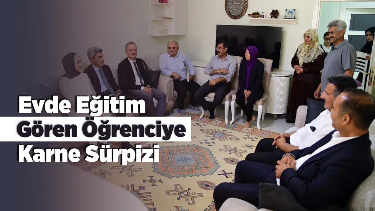 Azmi Engel Tanımadı! Karnesini İl Müdürü Bakır Takdim Etti