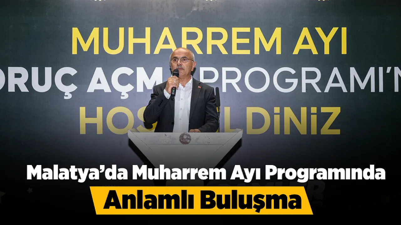 Malatya'da Muharrem Ayı Programında Birlik Mesajı!