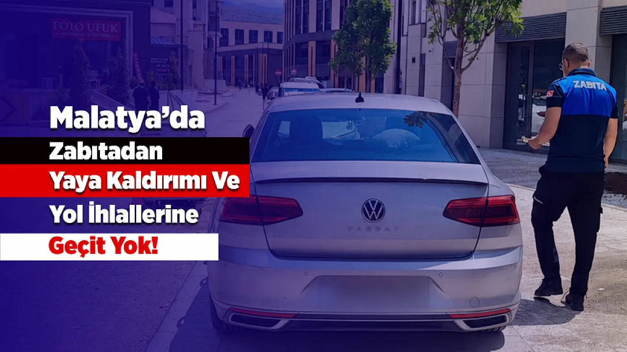 Battalgazi'de Rezerv Alan Çevresinde Kaldırım ve Yol İşgallerine Sıkı Denetim