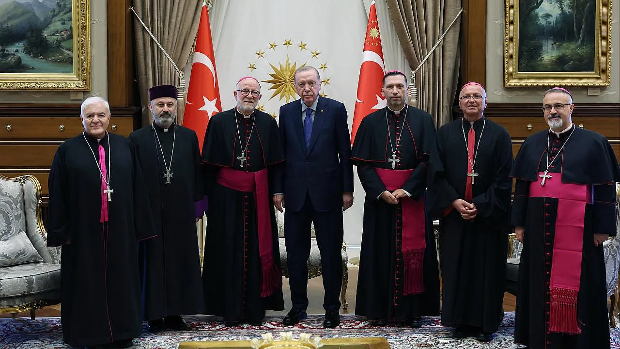 Cumhurbaşkanı Erdoğan Türkiye Katolik Episkoposlar Heyetini Kabul Etti