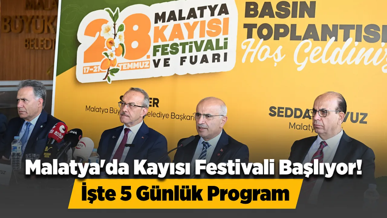 Malatya Kayısı Festivali Bu Yıl Farklı Formatla Düzenlenecek!