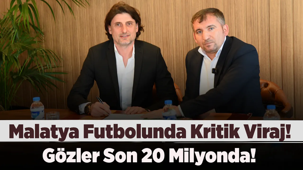 Yeni Malatyaspor'da Tarihi Gelişme! 60 Milyonluk Borç 20 Milyona İndi