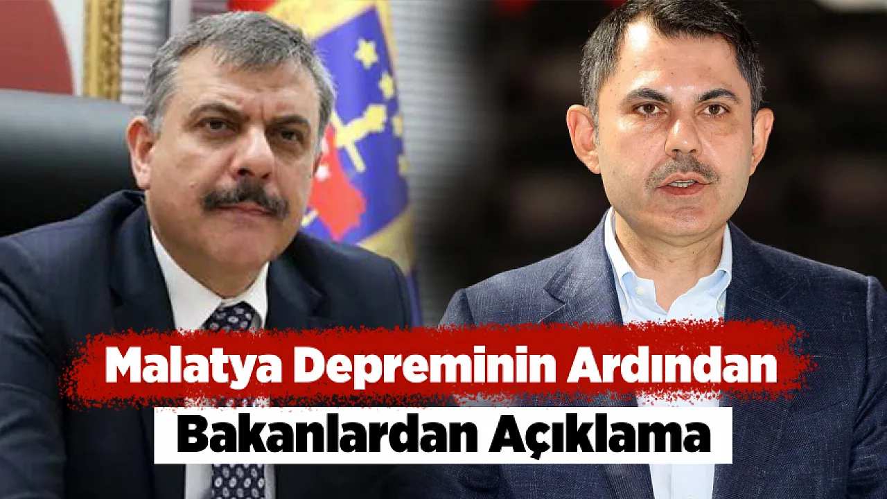 Bakanlardan Malatya Depremi Sonrası Açıklamalar