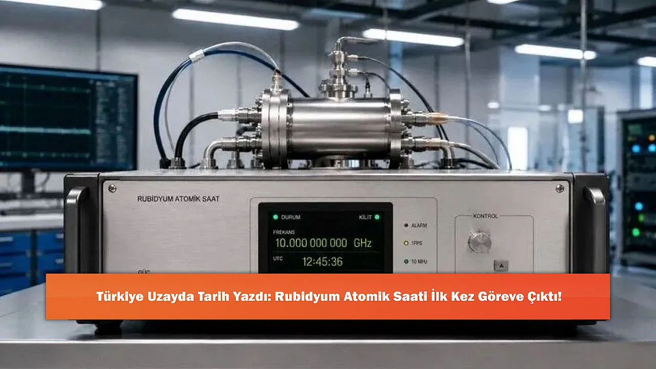 Türkiye Uzayda Tarih Yazdı: Rubidyum Atomik Saati İlk Kez Göreve Çıktı!