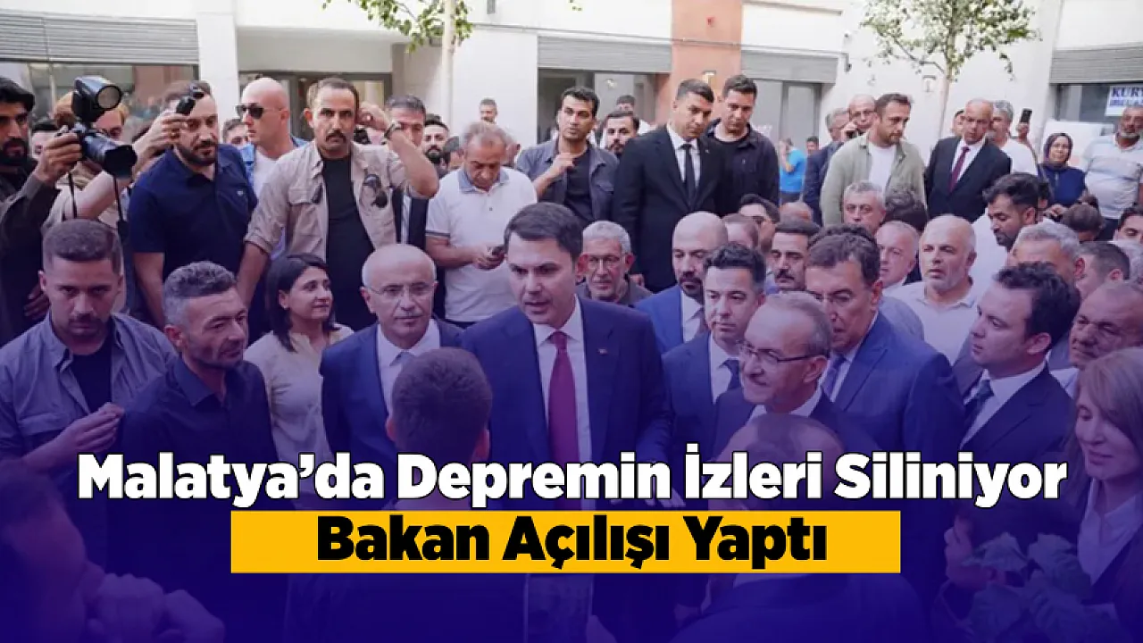 Bakan Malatya'da Depremzede Ailenin Evine Konuk Oldu