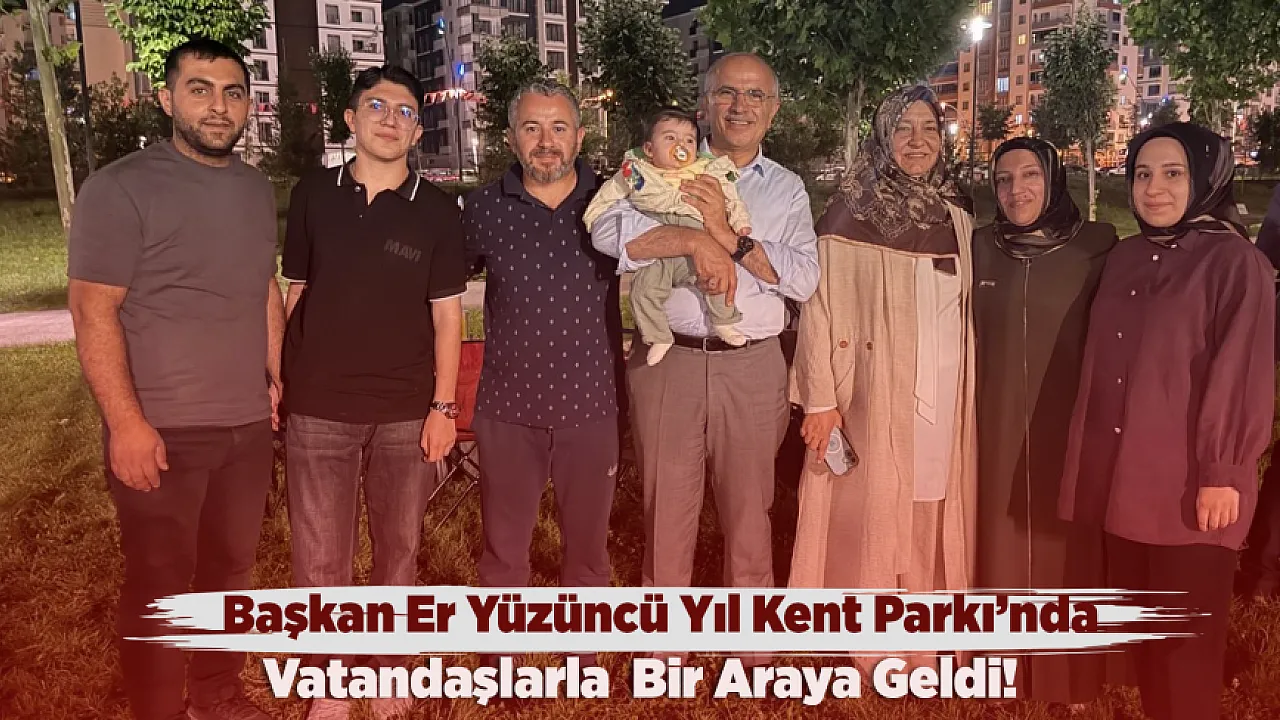 Vatandaşlarla Bir Araya Gelen Başkan Er, Malatya İçin Hayata Geçirilecek Projeleri Anlattı