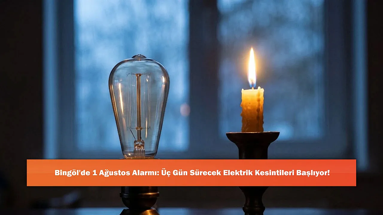Bingöl'de 1 Ağustos Alarmı: Üç Gün Sürecek Elektrik Kesintileri Başlıyor!