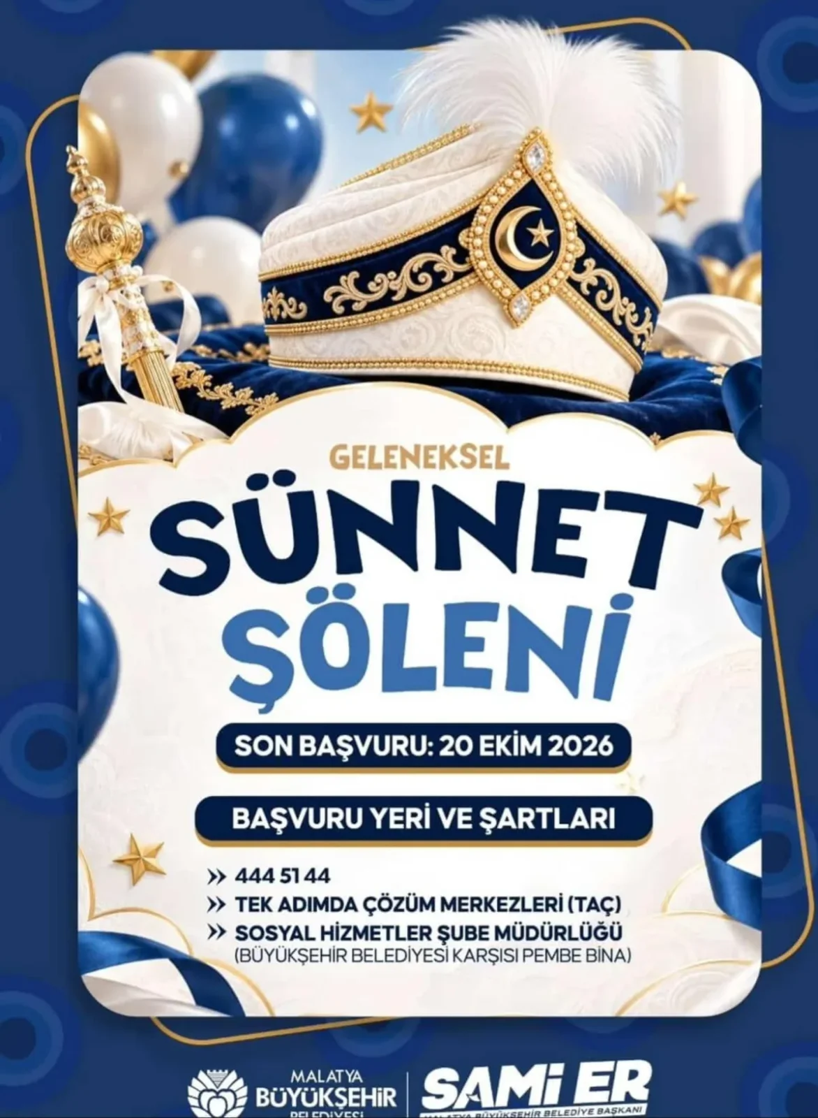 MALATYA BÜYÜKŞEHİR BELEDİYESİNDEN GELENEKSEL SÜNNET ŞÖLENİ