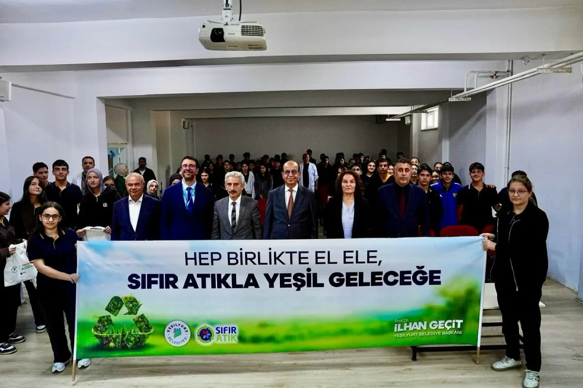 YEŞİLYURT’TA ÇOCUKLARA SIFIR ATIK VE ÇEVRE BİLİNCİ AŞILANIYOR!