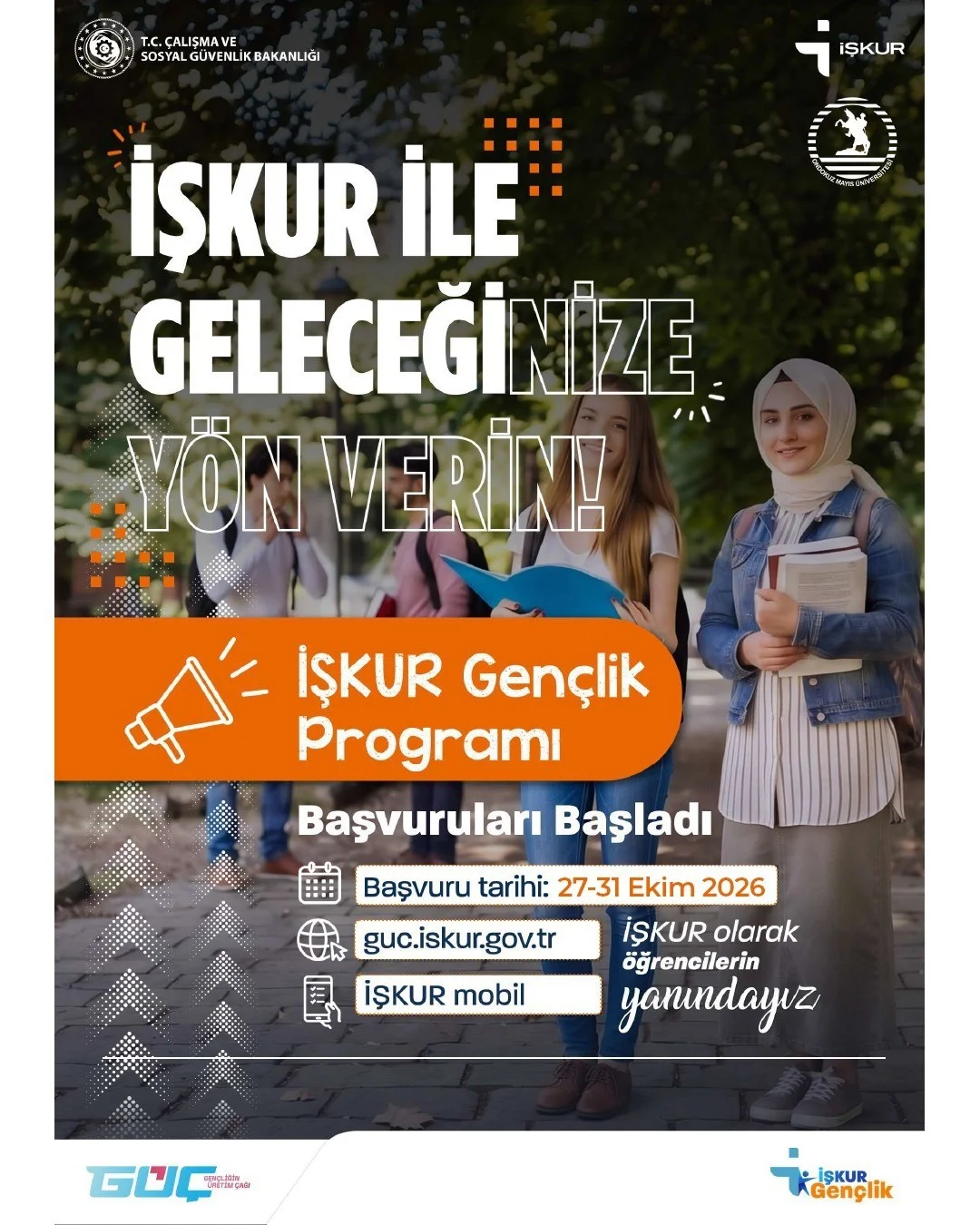 OMÜ’de 3 bin 312 öğrenciye çalışma imkanı