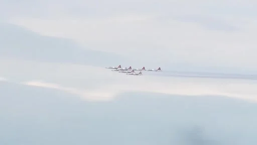 Türk Yıldızları’ndan Ankara semalarında prova uçuşu