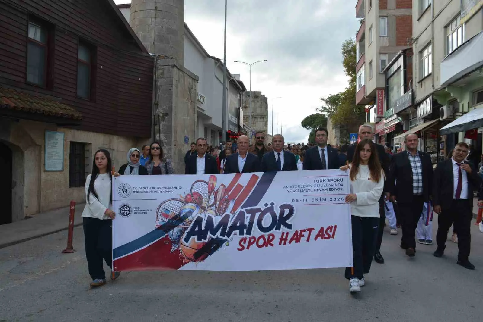 Sinop’ta Amatör Spor Haftası yürüyüşle başladı