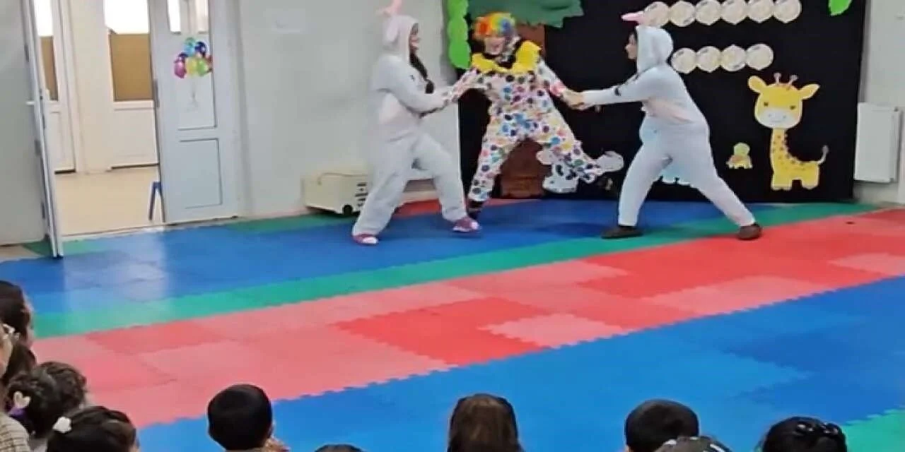 Şırnak’ta minikler diş fırçalamayı tiyatroyla öğrendi