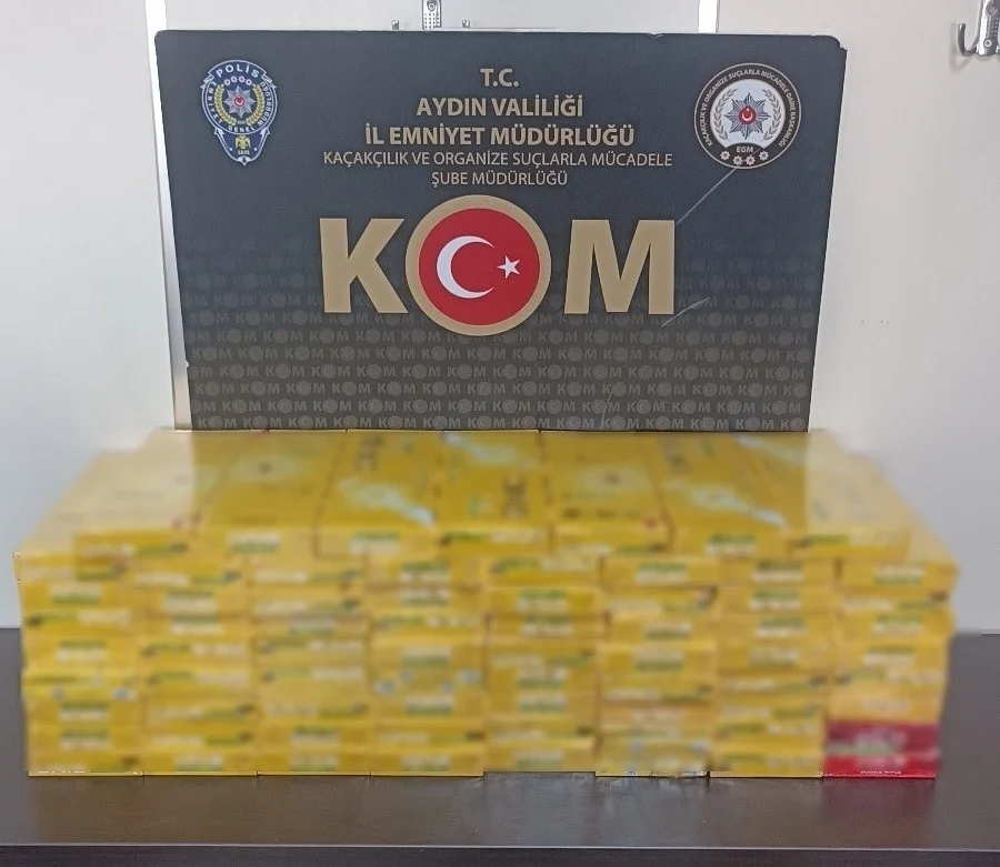 Aydın’da kaçak tütün operasyonu