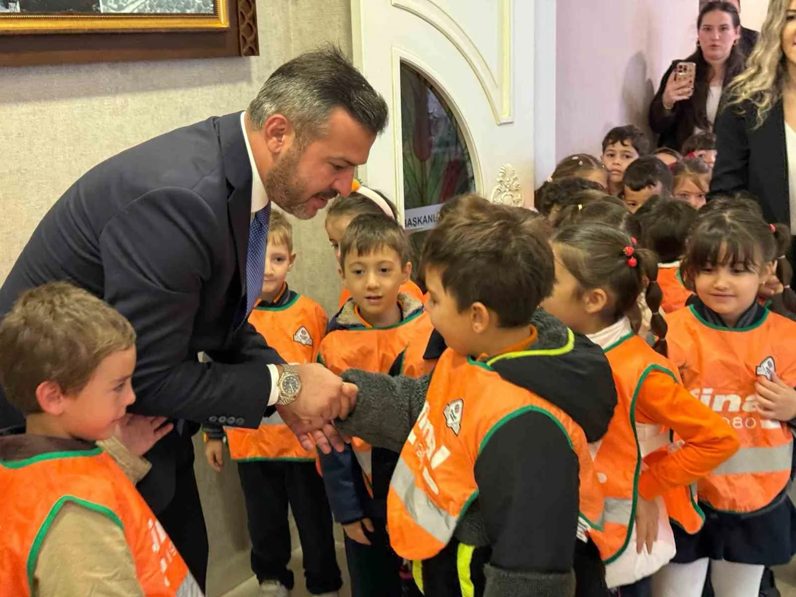 Başkan Çetinkaya öğrencileri ağırladı