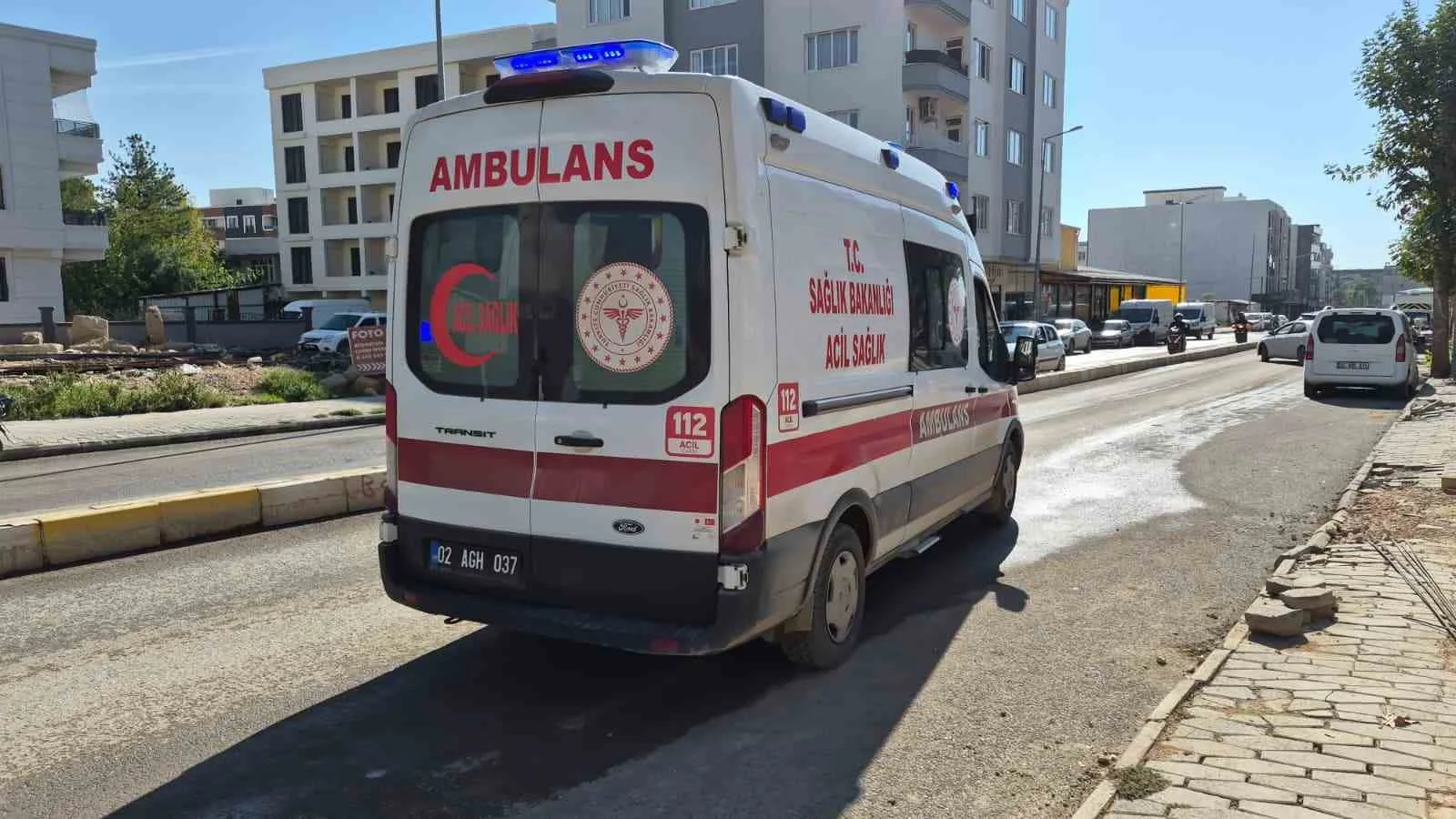 Adıyaman’da motosiklet devrildi: 1 yaralı