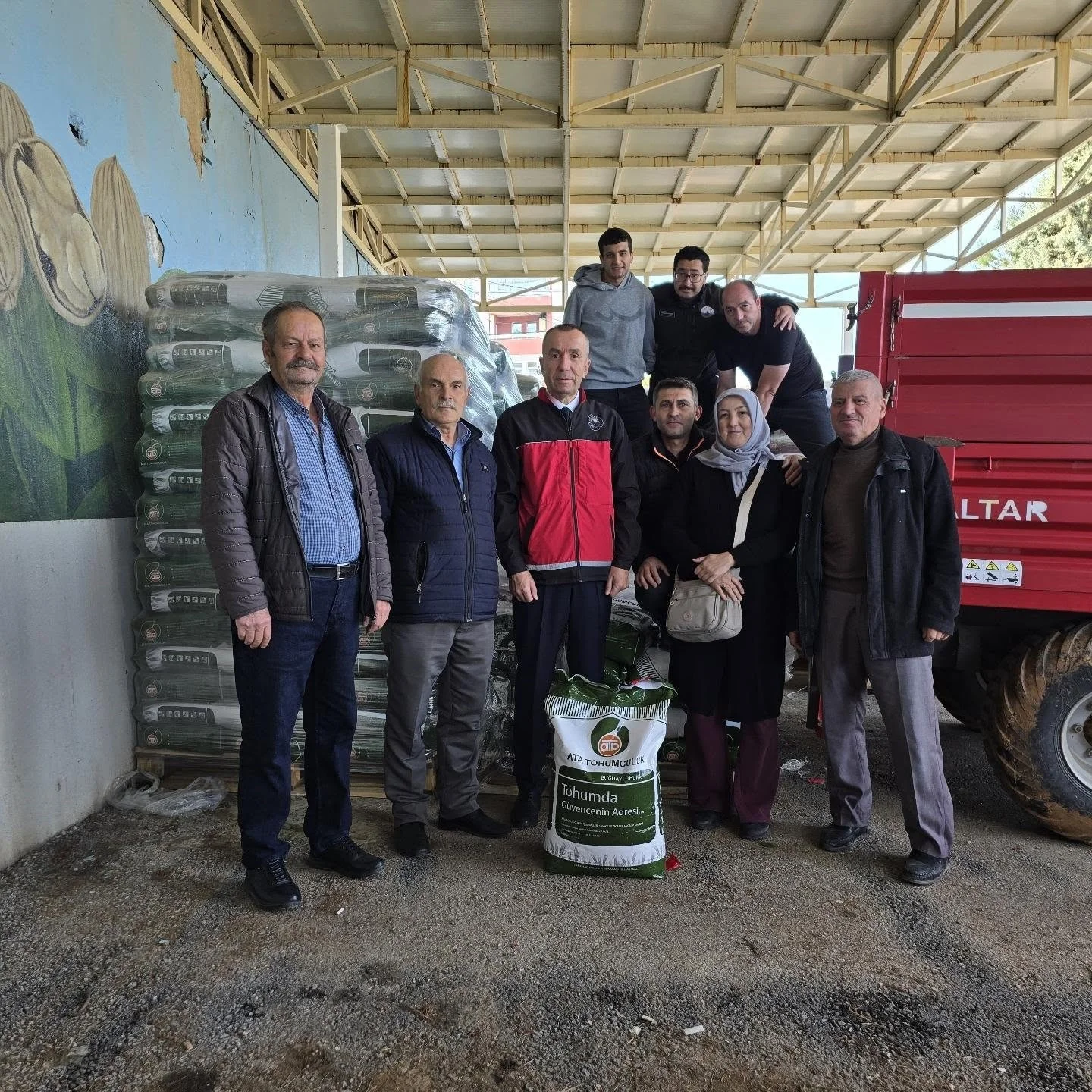 842 çiftçiye 628 ton tohumluk buğday dağıtılacak