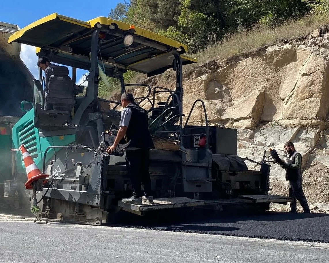 Yığılca-Yedigöller yolunda 5,5 kilometrelik asfalt çalışması tamamlandı