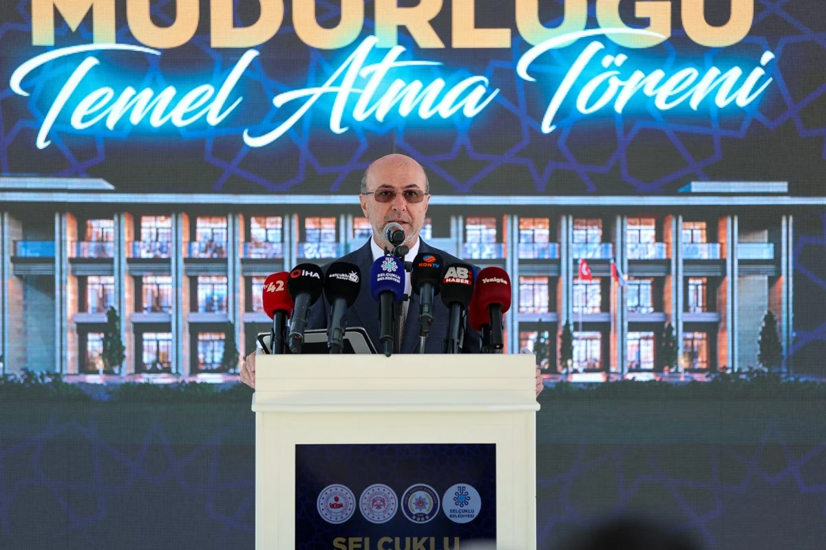 Selçuklu İlçe Emniyet Müdürlüğü yeni hizmet binasının temeli atıldı