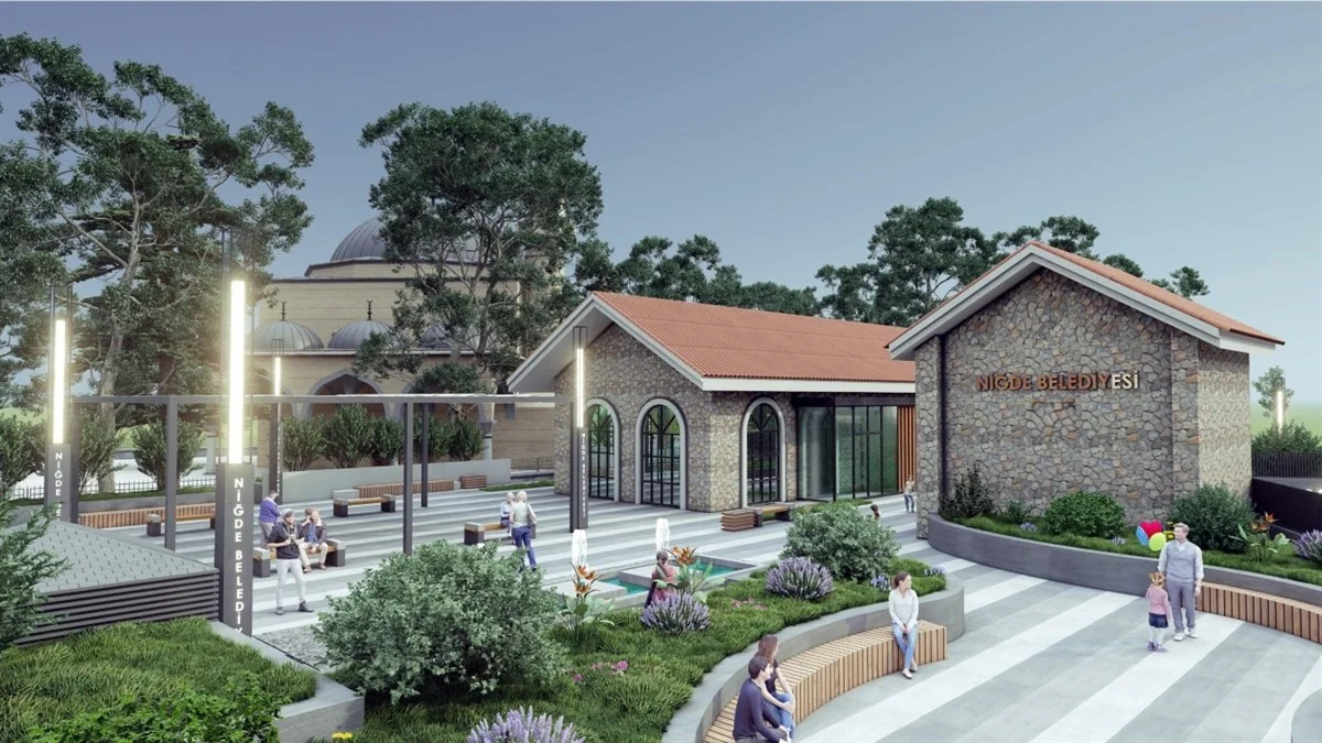 Niğde’de Dışarı Cami Otoparkı ve Peyzaj Projesi’nin temeli atılıyor